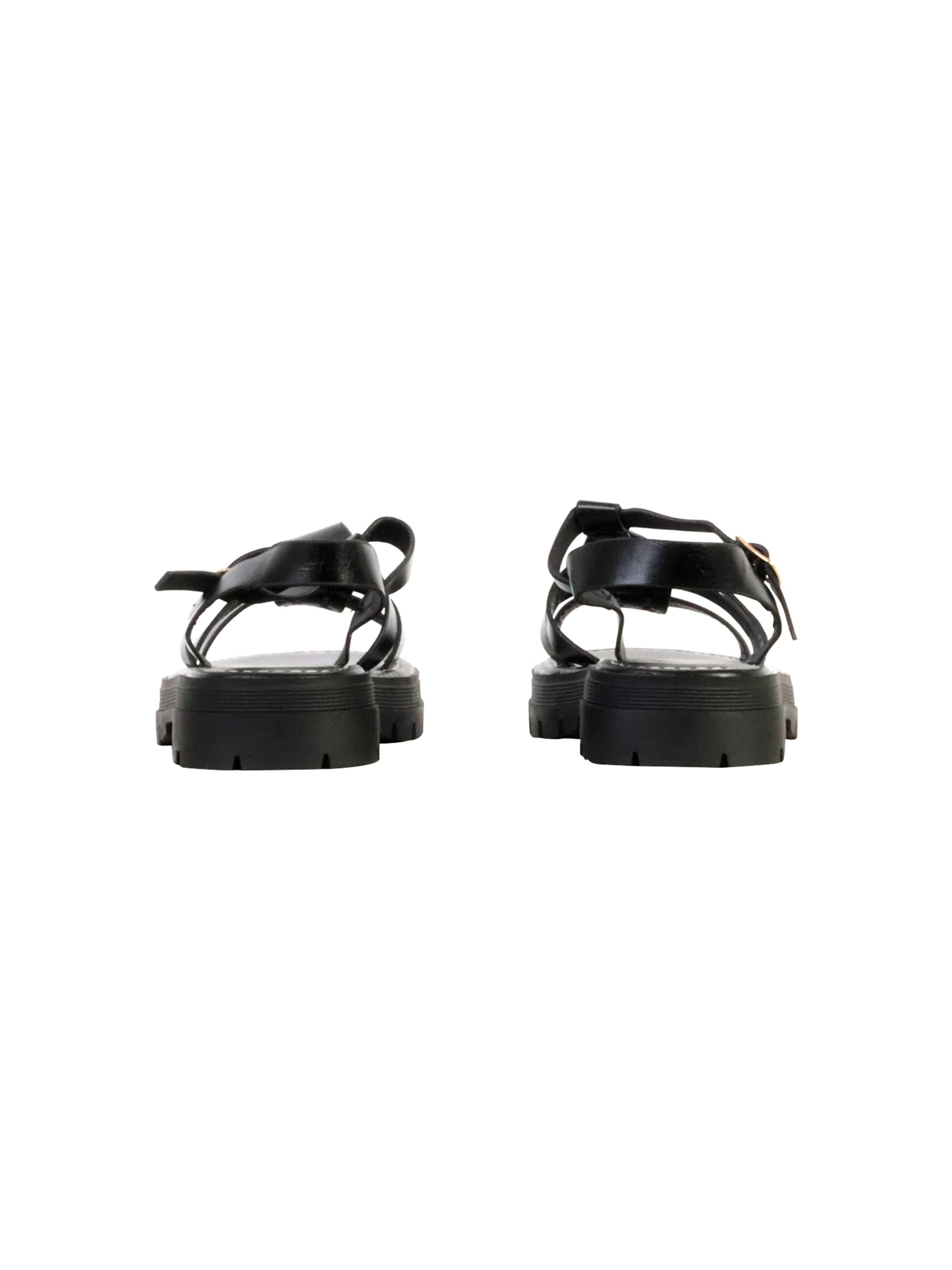 Sandales 'Kindersandalen mit Riemen' Super Mode en noir