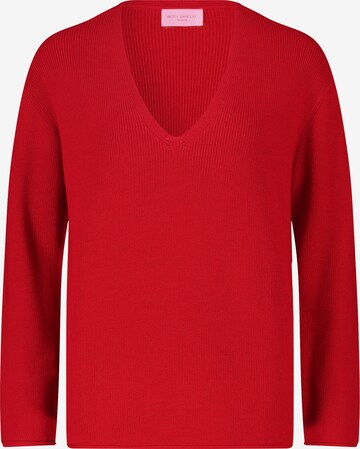 Pull-over Betty Barclay en rouge : devant