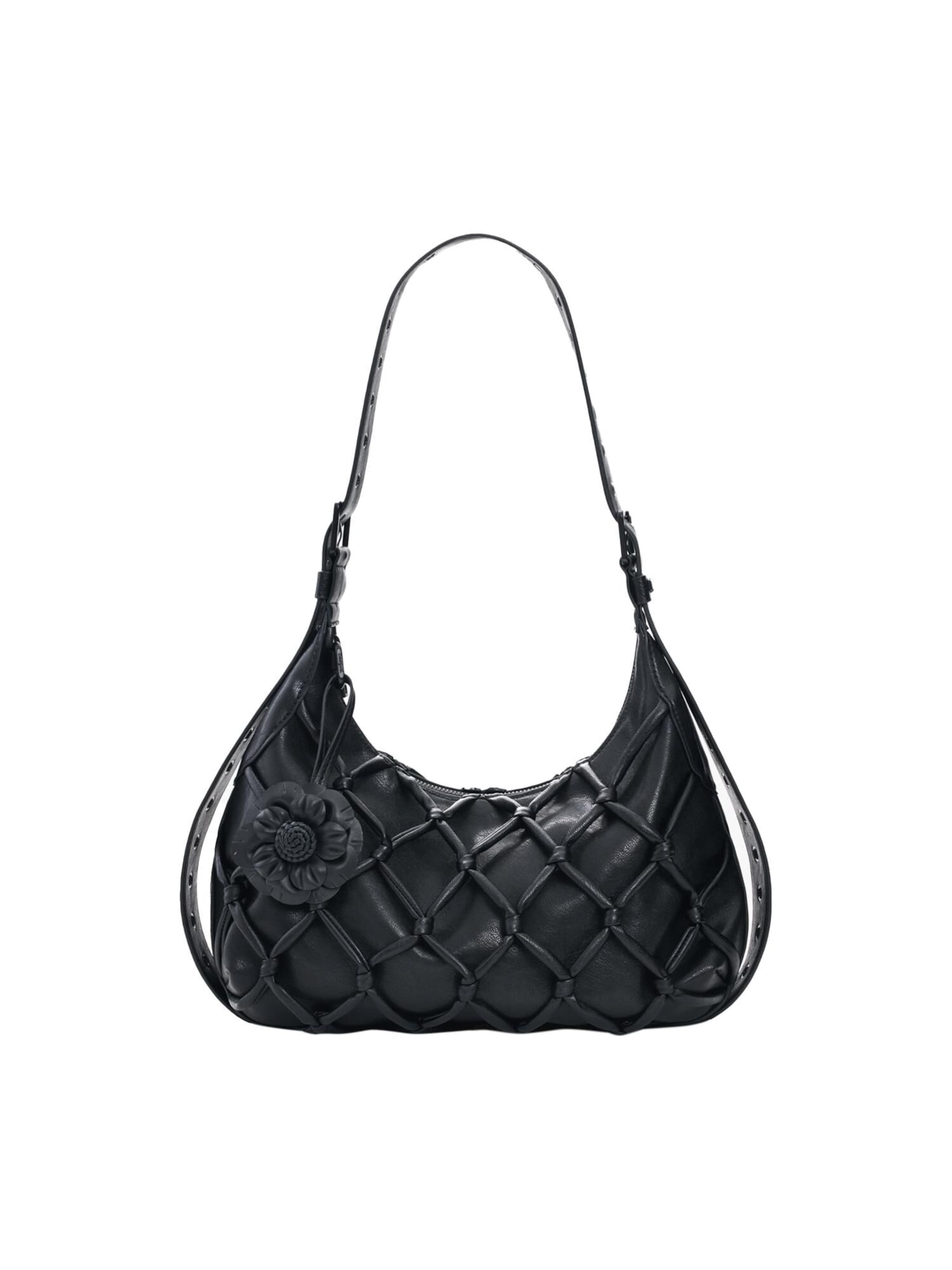 Desigual Olkalaukku värissä musta: etupuoli