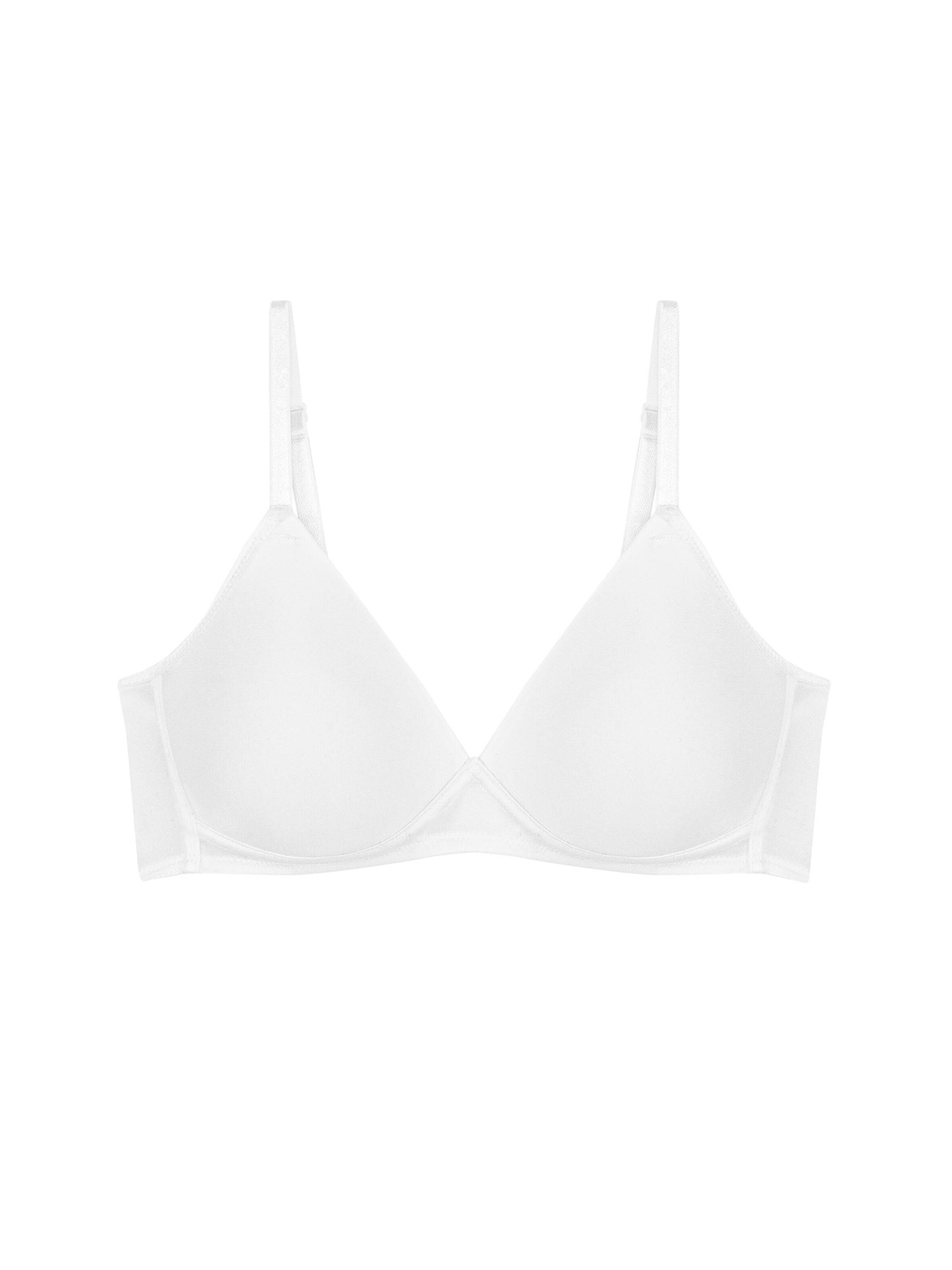 TRIUMPH Triangel BH ' Soft Sensation ' in Wit: voorkant