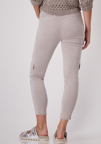 monari Slimfit Cargohose in Grau