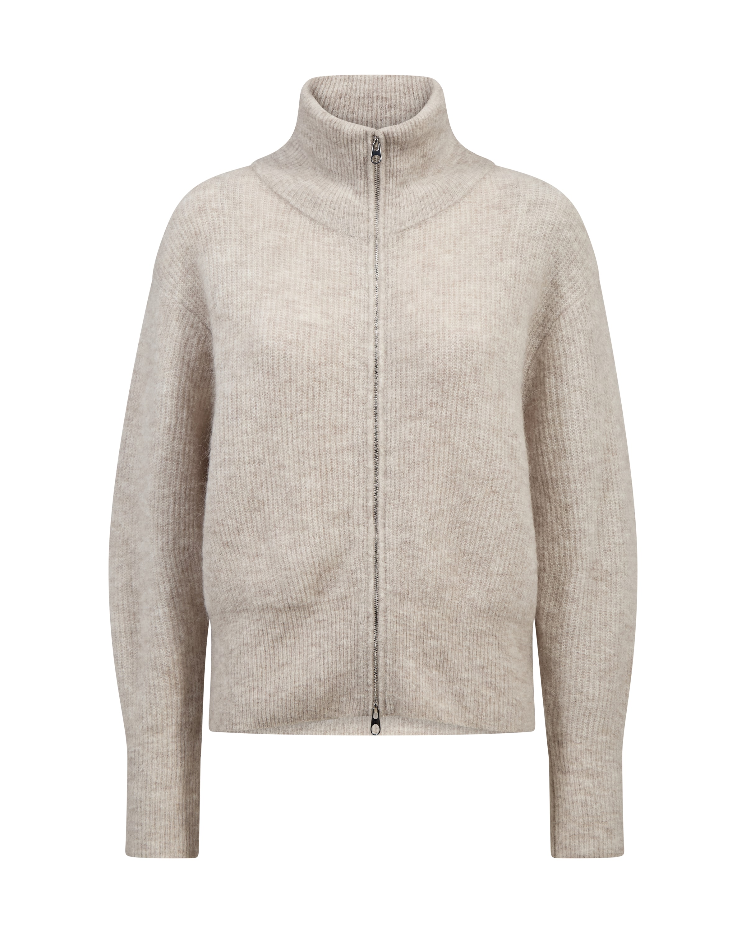 MOS MOSH Strickjacke ' Thora ' in Beige: Vorderseite