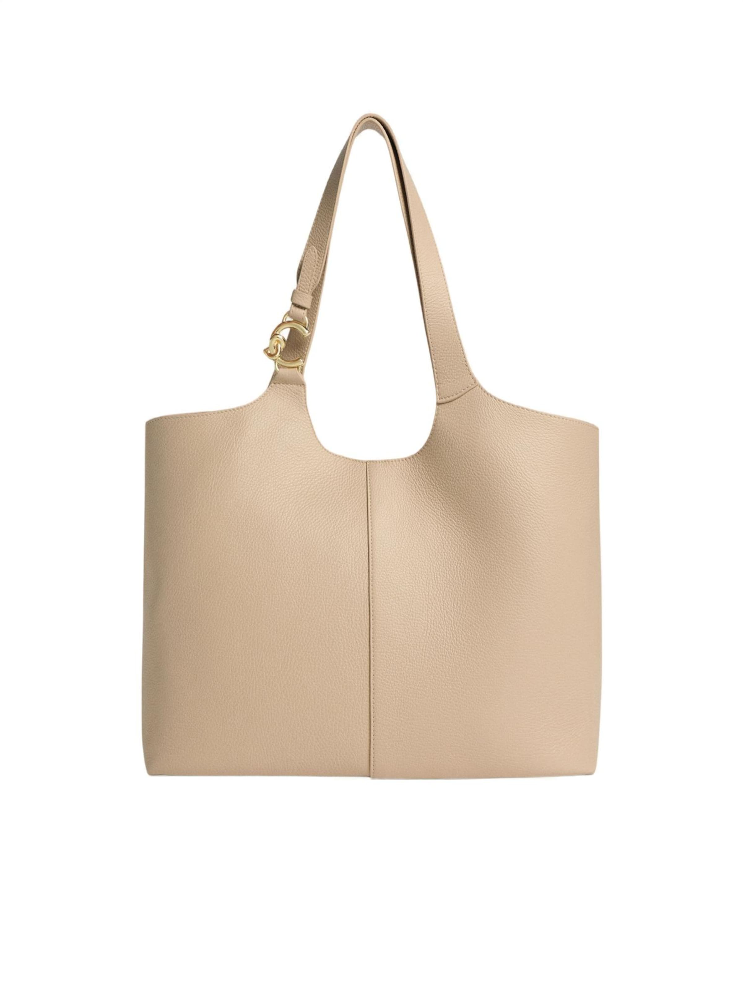 Borsa a spalla 'C-Easy S26 1' di Coccinelle in beige: frontale
