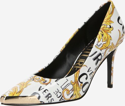 Versace Jeans Couture Pumps 'SCARLETT' i brun / gylden gul / sort / hvid, Produktvisning