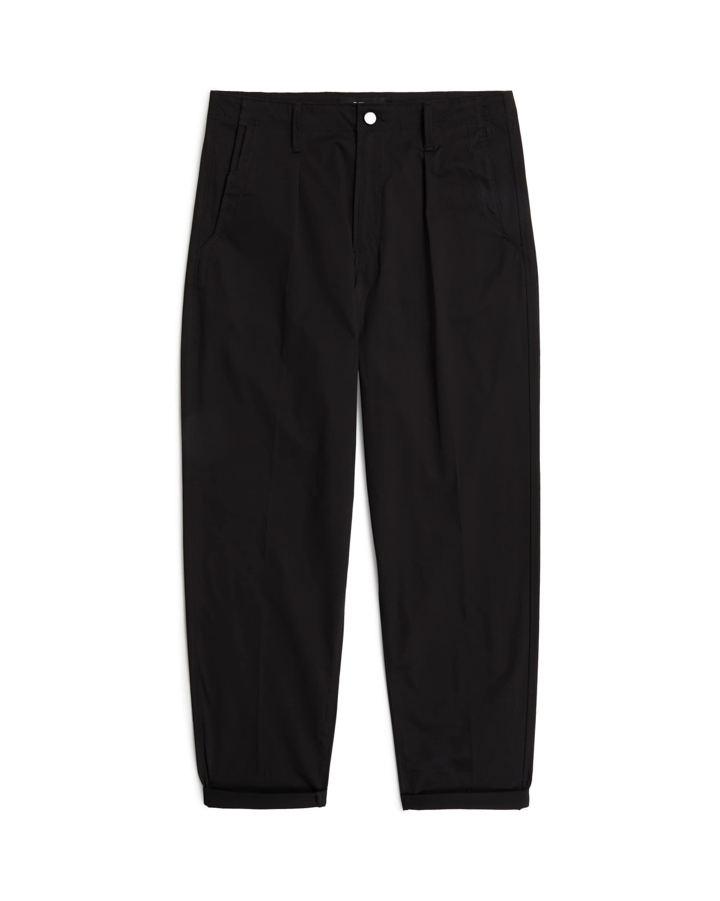 G-STAR Tapered Hose in Schwarz: Vorderseite