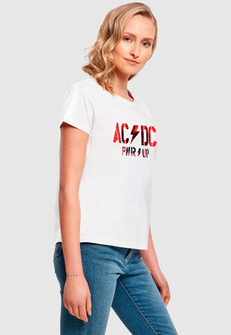 Merchcode Shirt 'ACDC - PWRUP' in White