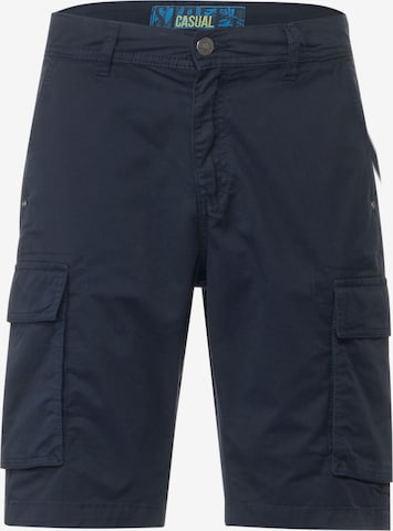 Street One MEN Regular Cargo Pants in Blue: front