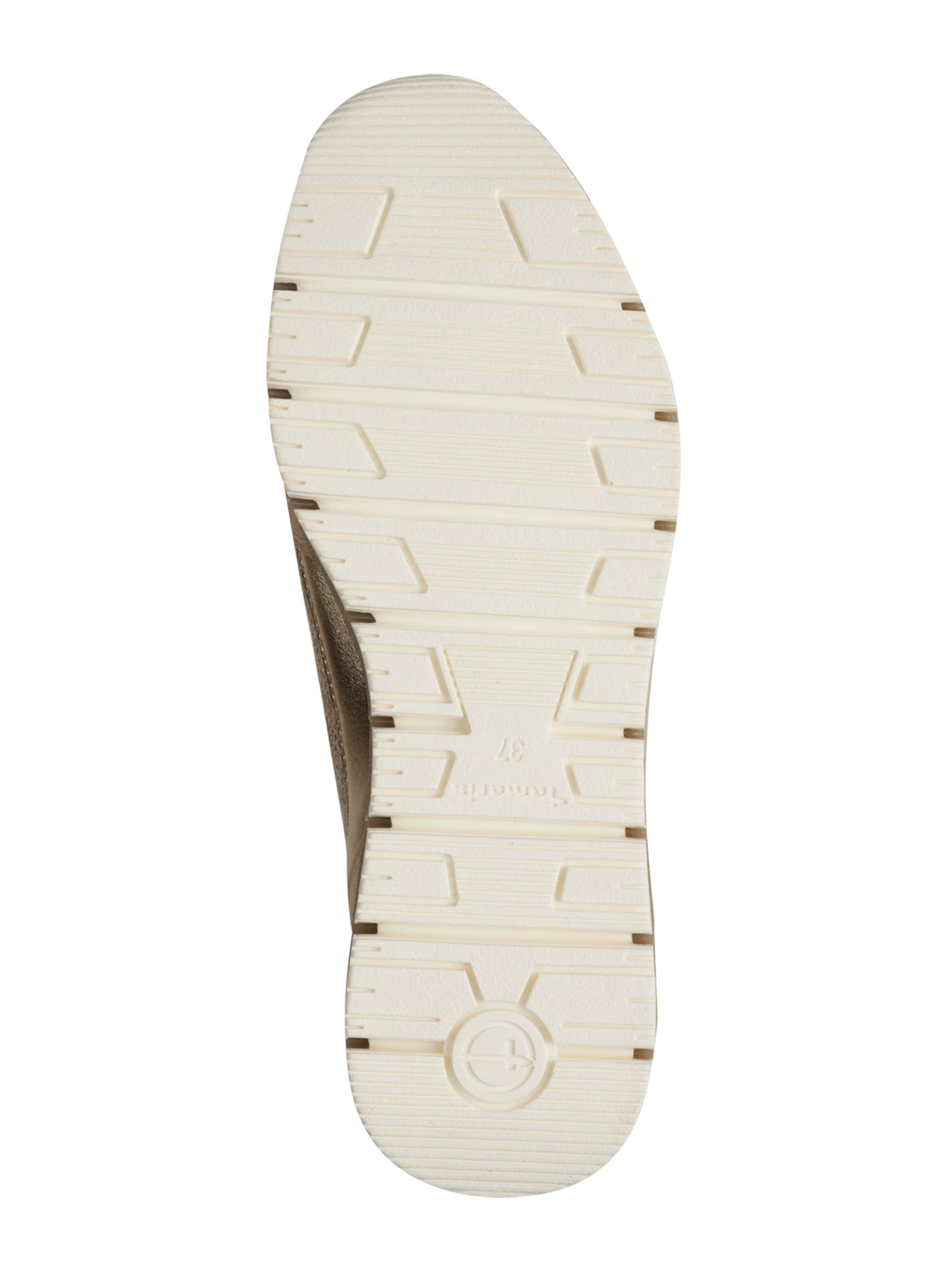 Tamaris - Zapatillas deportivas bajas en beige: abajo