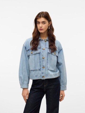 VERO MODA Демисезонная куртка в Синий: спереди