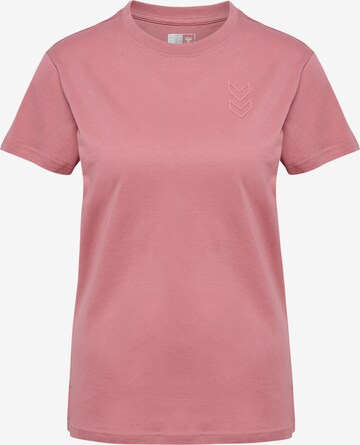 Hummel Shirt in Roze: voorkant