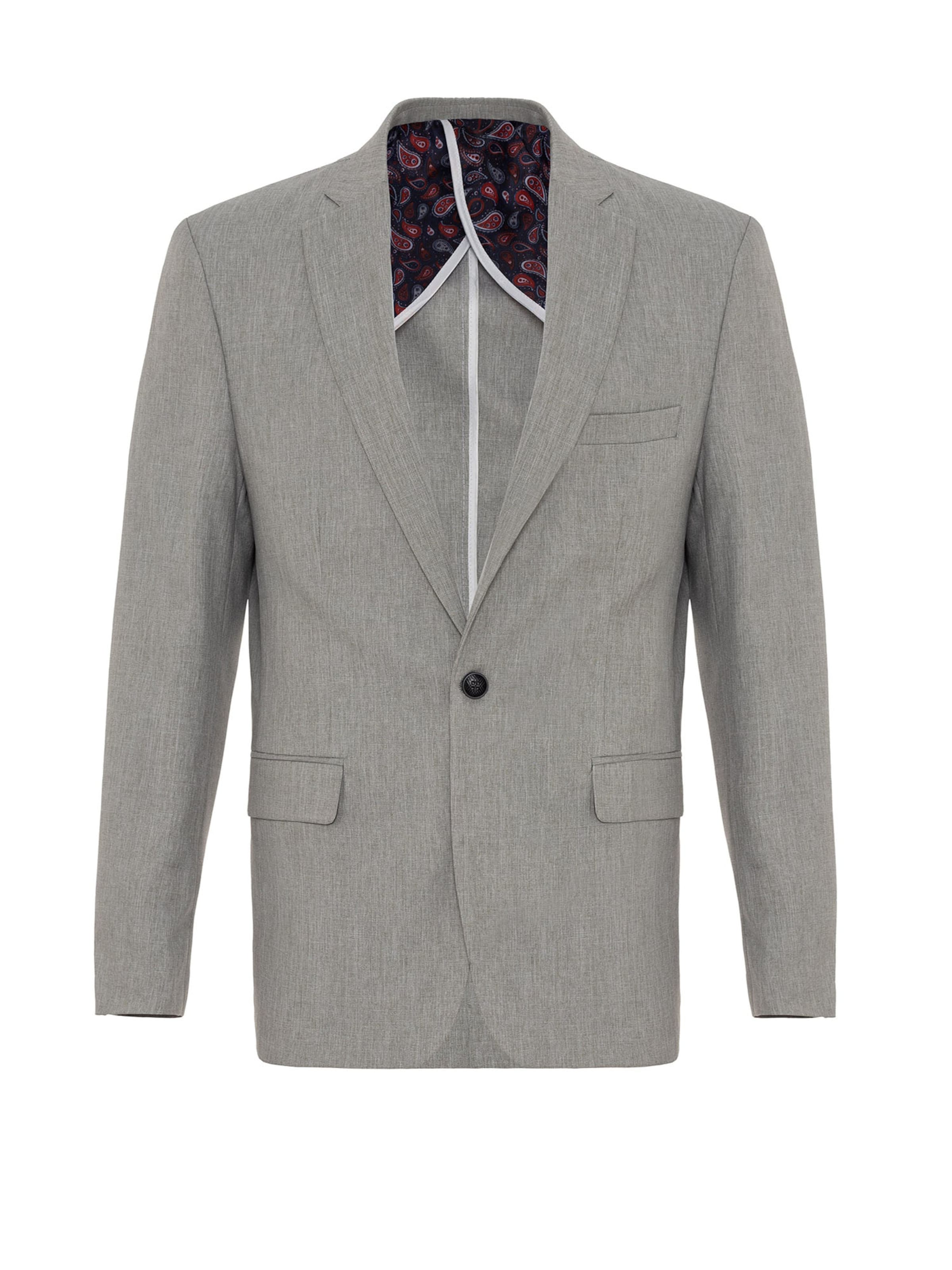 Daniel Hills Úzky strih Sako - Sivá: predná strana