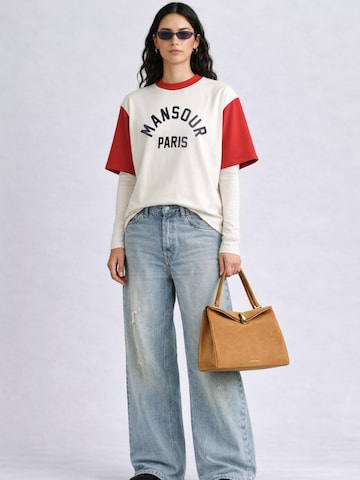 Mansour Shirts i rød: forside