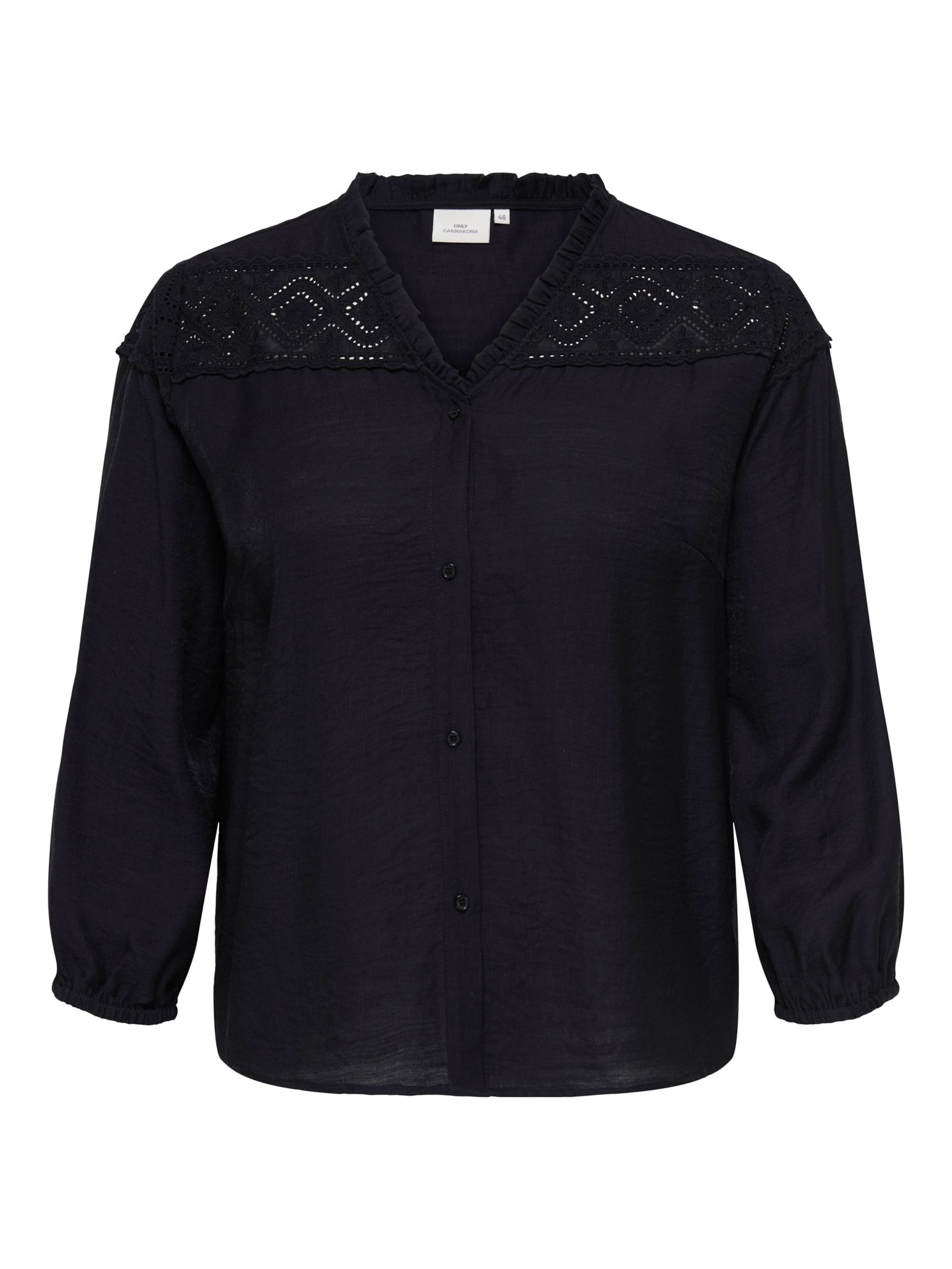 ONLY Carmakoma Blouse 'CARSimme' in Black: front