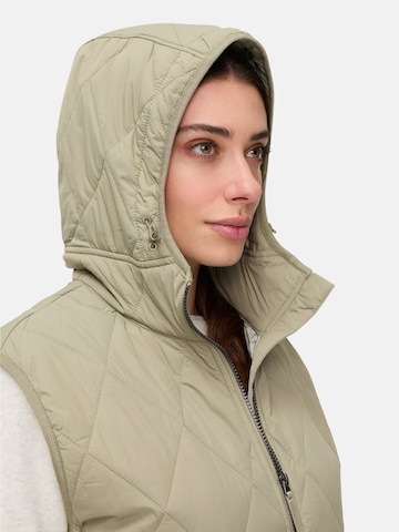 CAMEL ACTIVE Lange Weste mit Kapuze in Grün