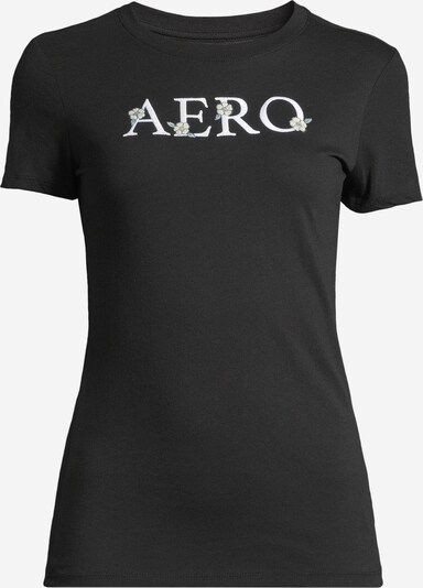 AÉROPOSTALE T-shirt en noir, Vue avec produit