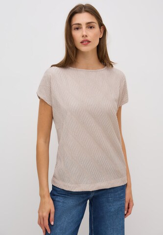 CECIL T-Shirt in Beige: Vorderseite