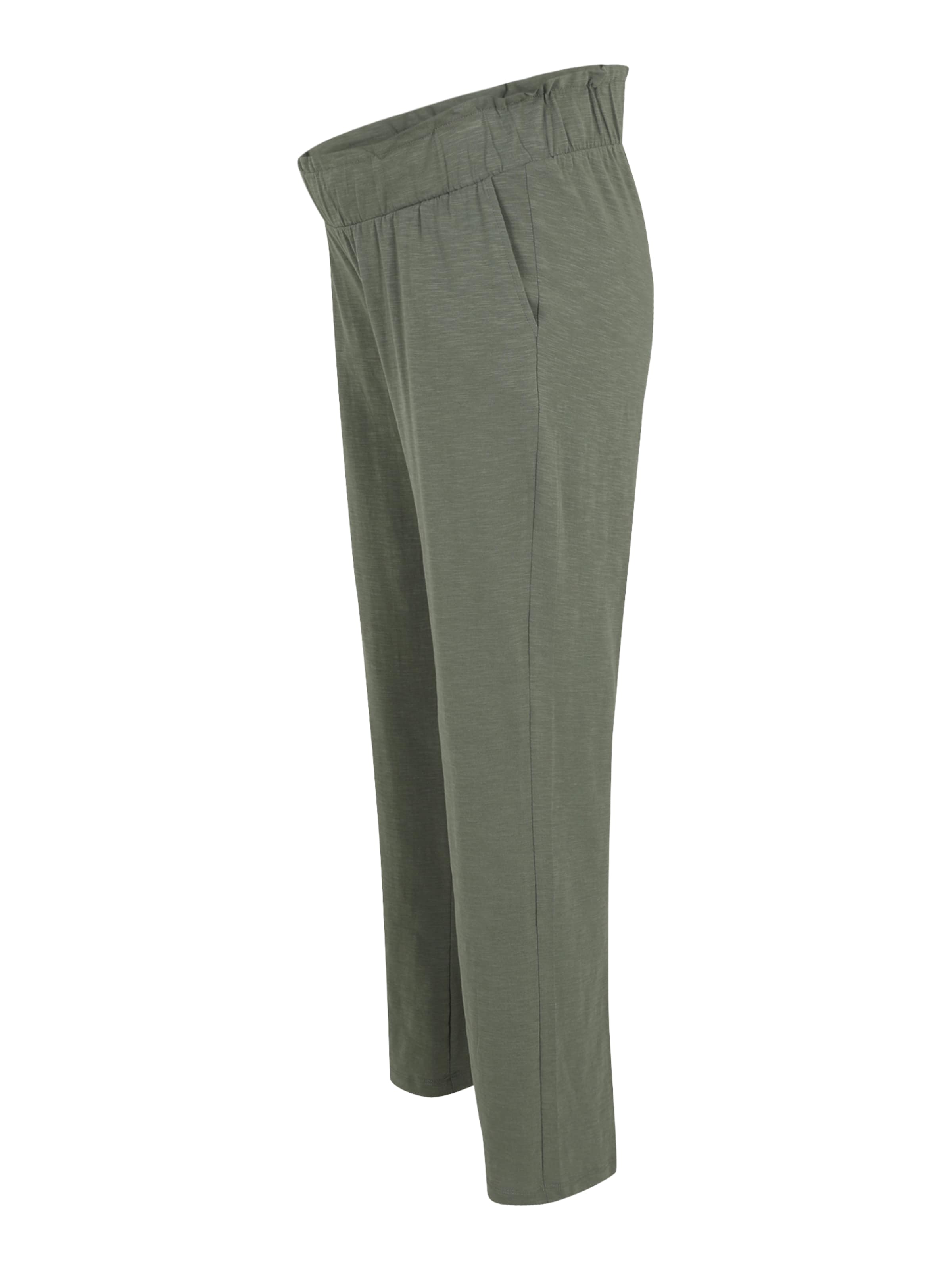 MAMALICIOUS - Tapered Pantalón 'MLIvy' en verde: frente