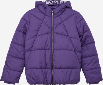 Veste mi-saison s.Oliver en violet : devant