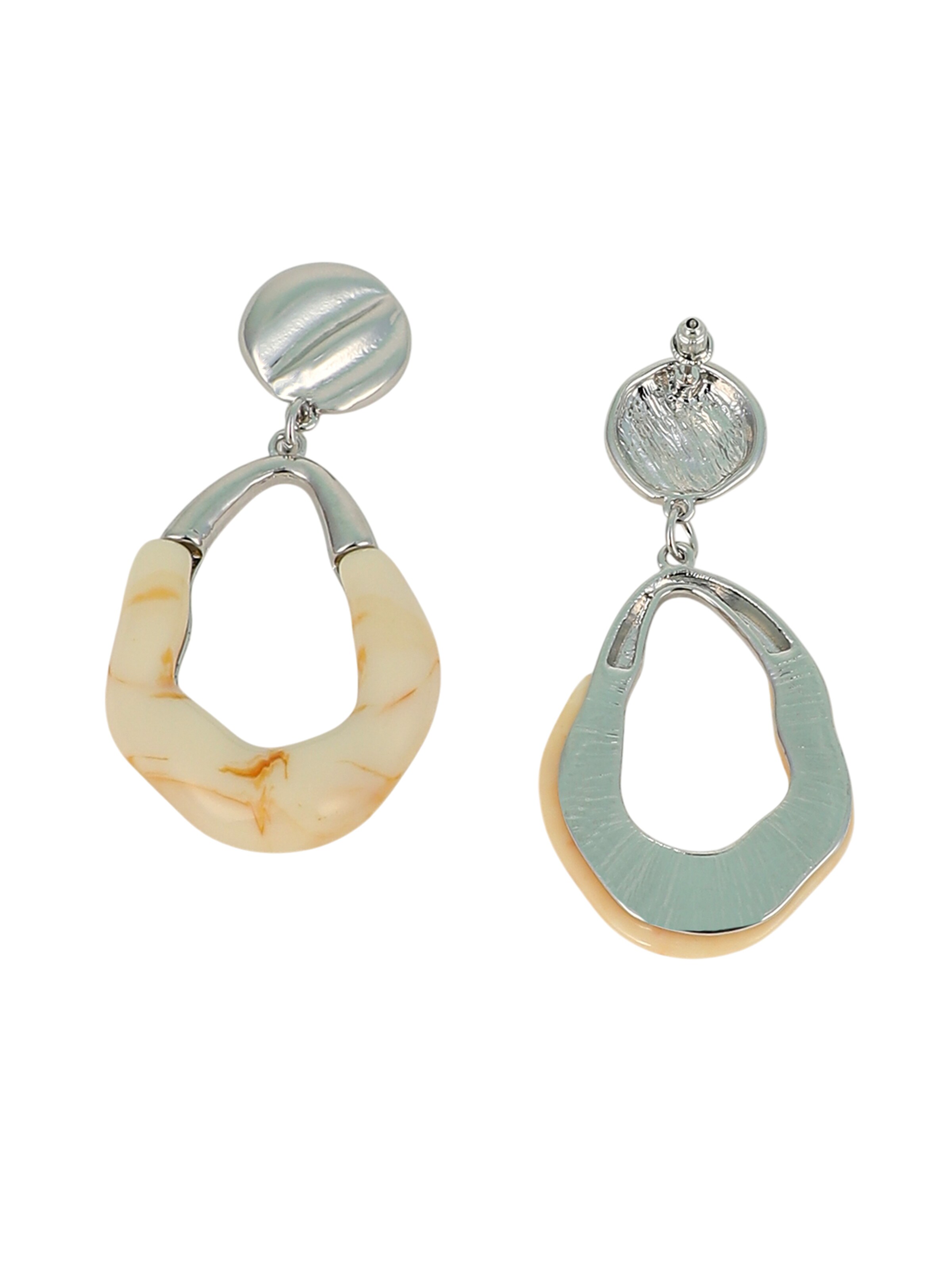 SOHI Náušnice 'Mrinalini' - Strieborná