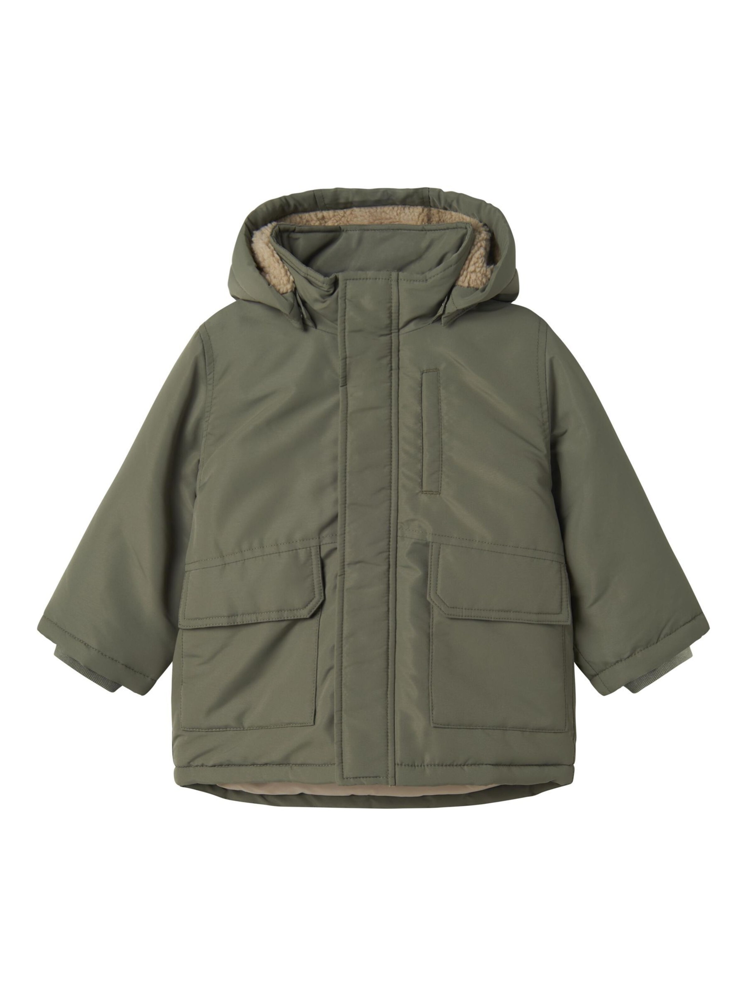 NAME IT Between-Season Jacket in Green: front