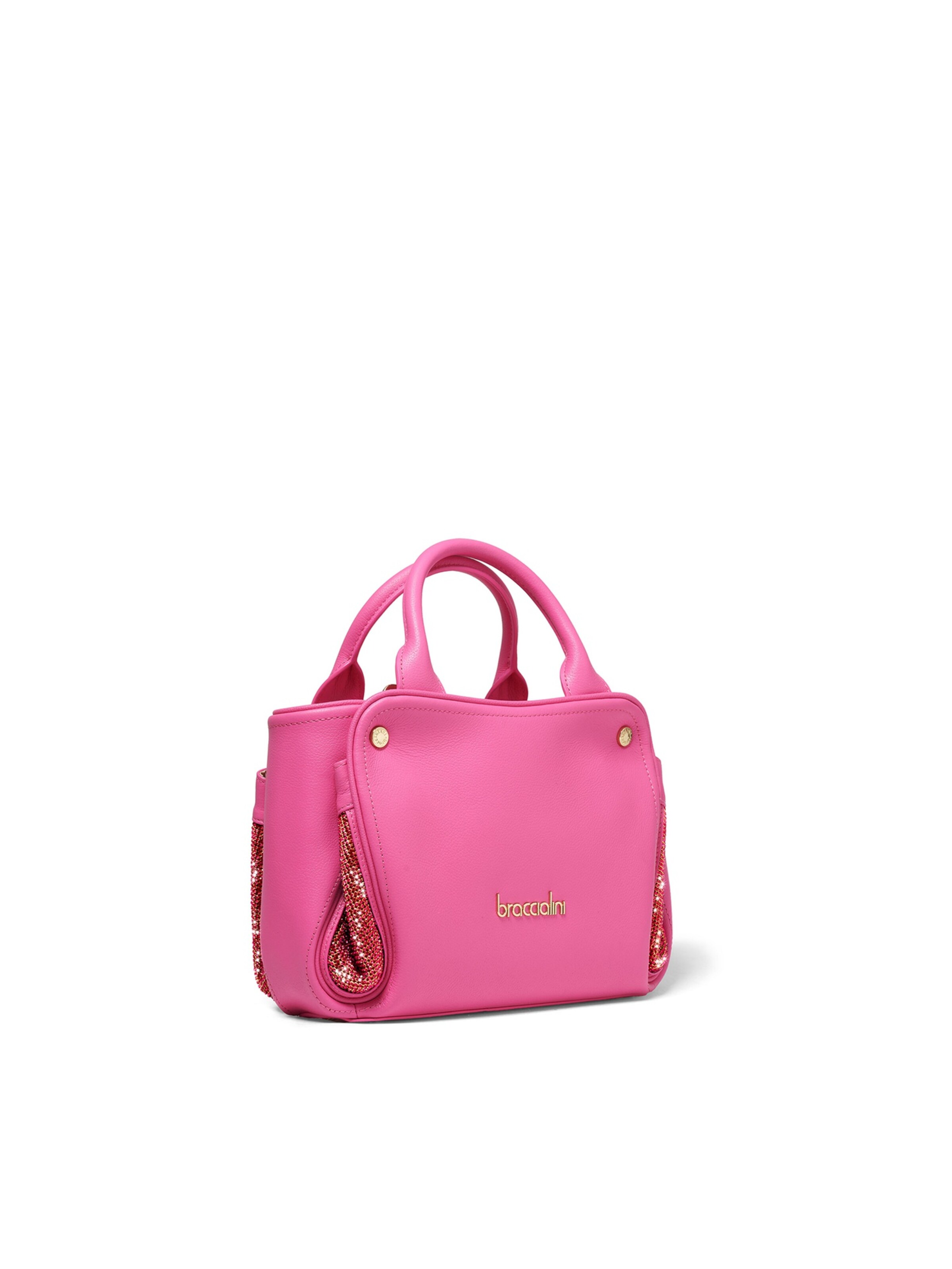 Borsa a mano di Braccialini in rosa: frontale