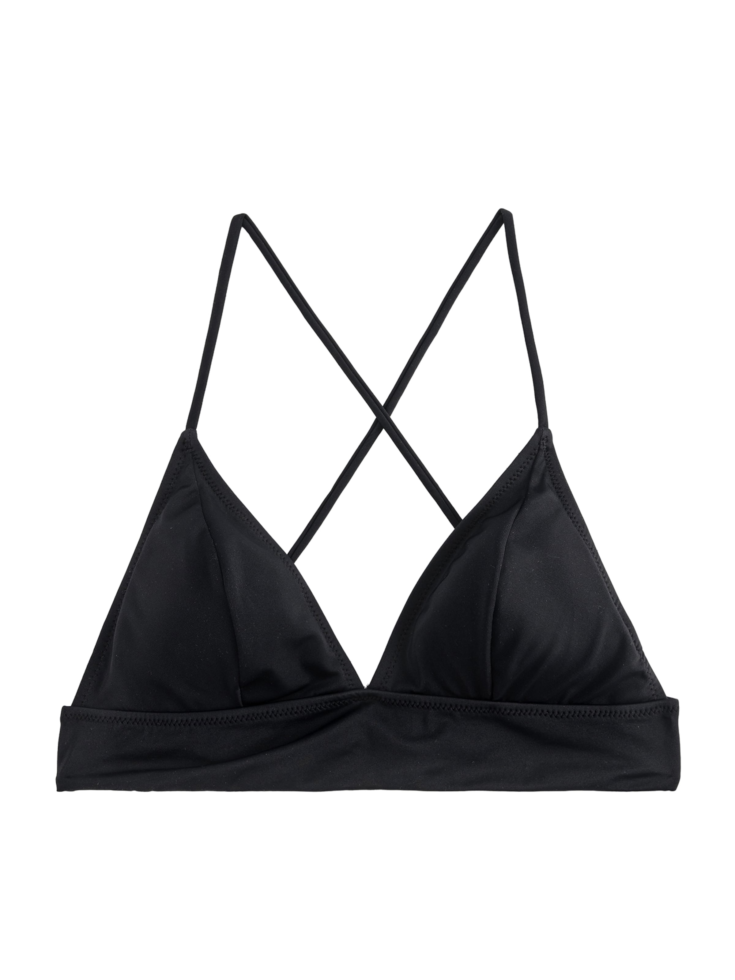 Koton Triangel Bikinitop in Zwart: voorkant