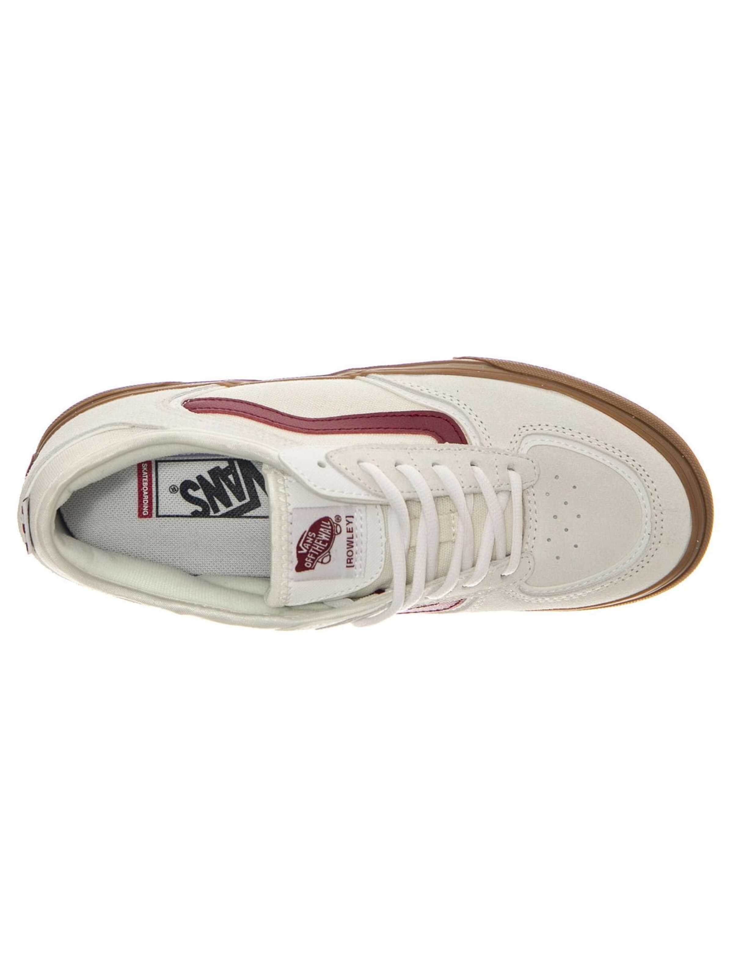 Scarpa stringata sportiva 'Skate Rowley Red / White / Gum' di VANS in bianco