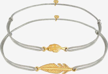 ELLI Armband Feder, Mutter und Kind in Gold: predná strana