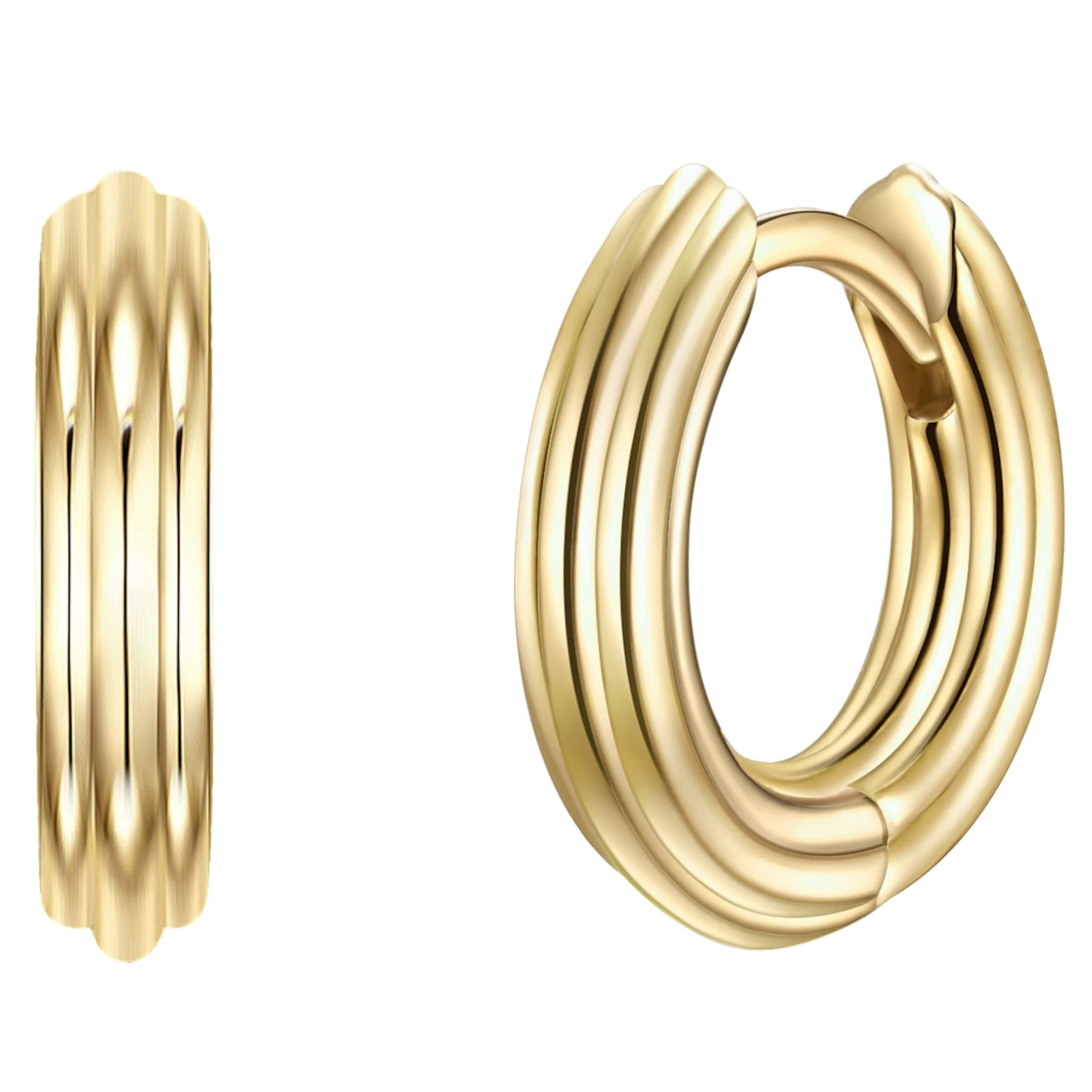 Glanzstücke München Creole in Gold: Vorderseite