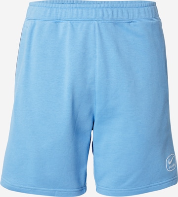 Nike Sportswearregular Hlače 'AIR' - plava boja: prednji dio