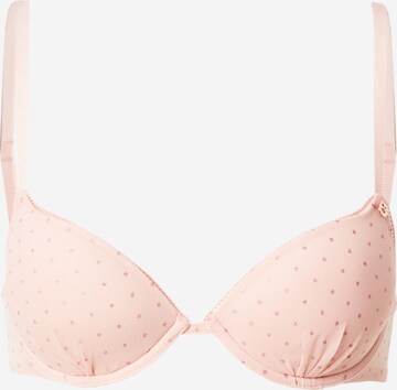 Women' Secret Balconette BH 'GLITTER' in Pink: predná strana