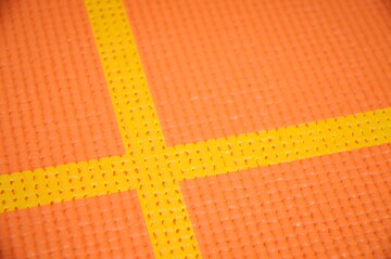 YOGISTAR.COM Mat 'Plus Alignment' in Orange