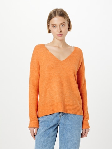 JDY Sweater 'ELANORA' in Orange: front
