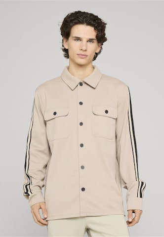 Coupe regular Chemise 'INNello' INDICODE JEANS en gris : devant