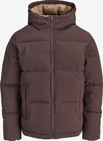 Jack & Jones Plus Zimná bunda 'JJGALAXY' - Hnedá: predná strana