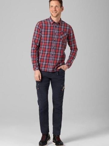 TIMEZONE Skinny Cargo Pants 'Regular RogerTZ' in Blue: front