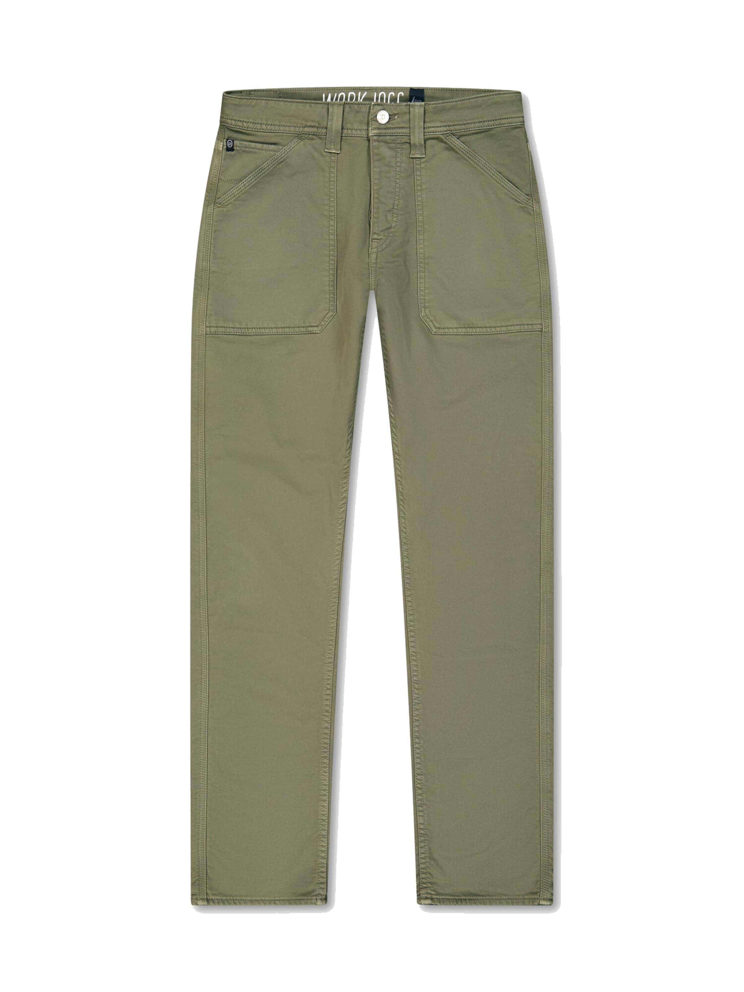 Le Temps Des Cerises Loosefit Jeans in Groen: voorkant