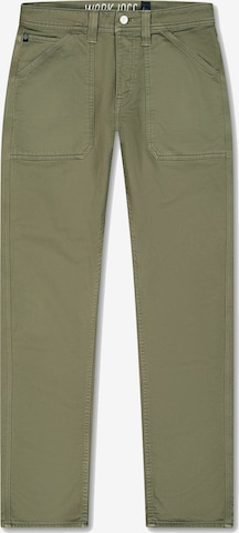Le Temps Des Cerises Loosefit Jeans in Groen: voorkant