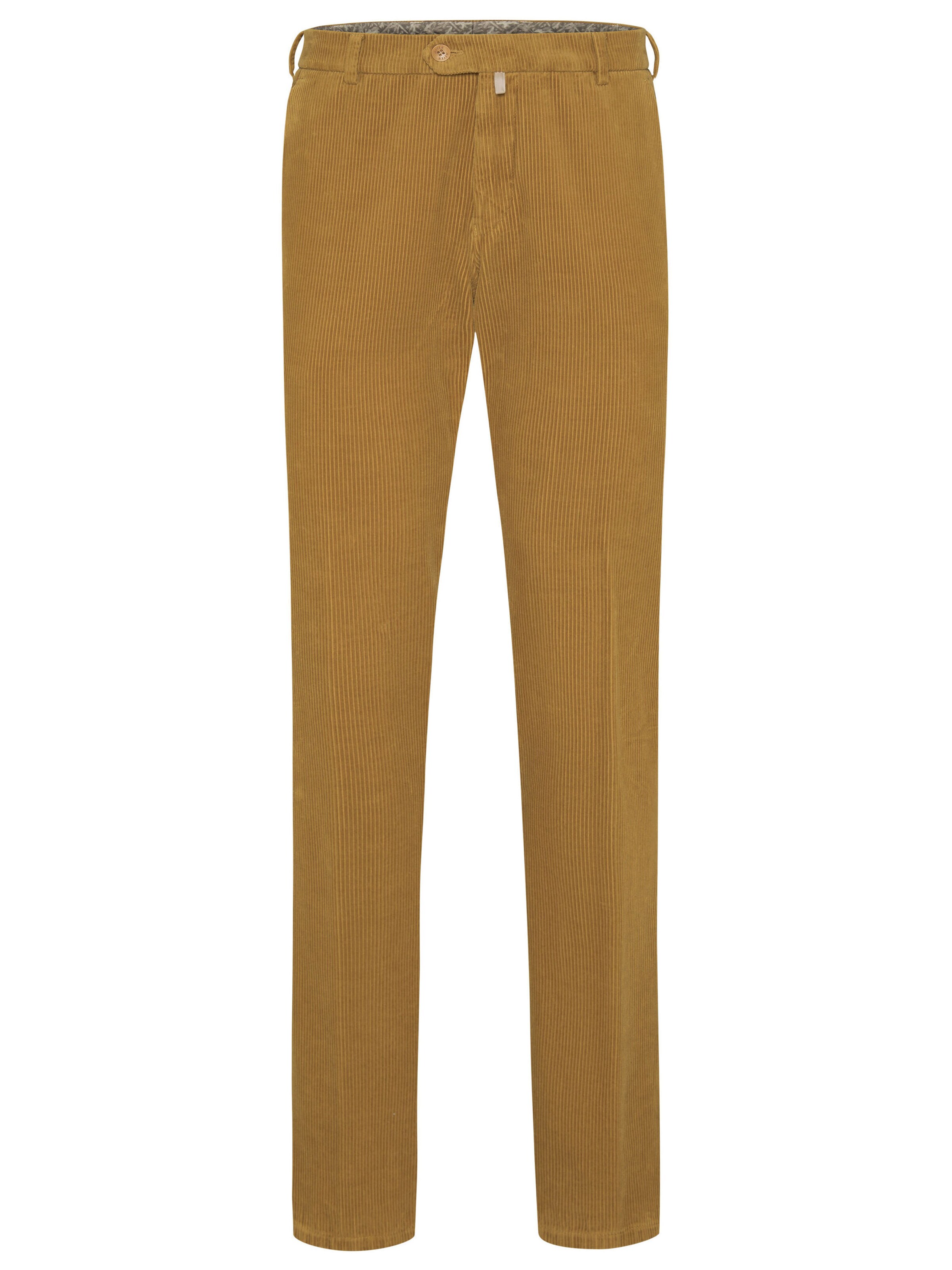 Regular Pantalon chino Meyer Hosen en jaune : devant
