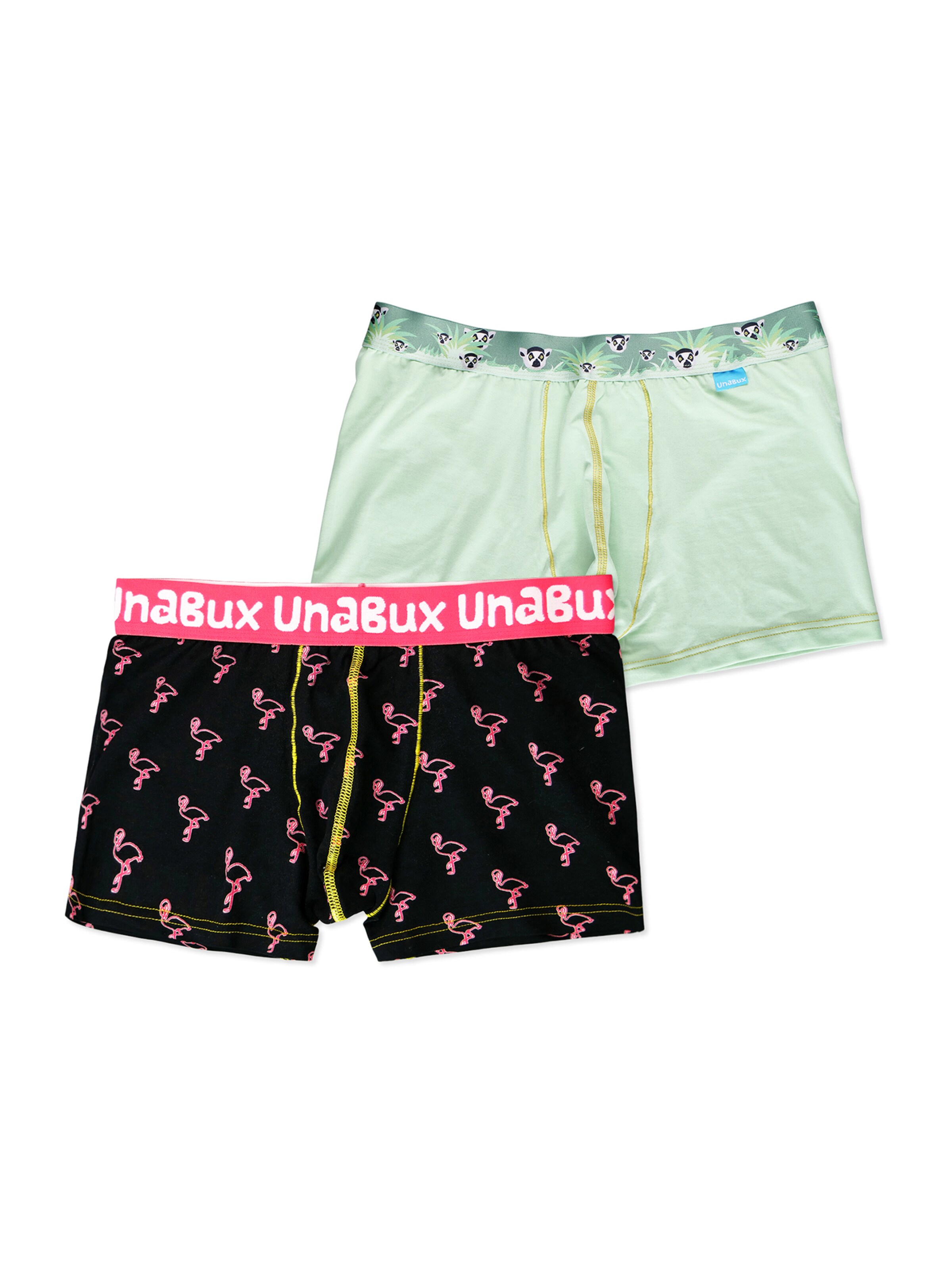 UNABUX Boxershorts in Grün: Vorderseite
