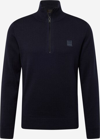 BOSS Sweater 'Kanobix' in Blue: front