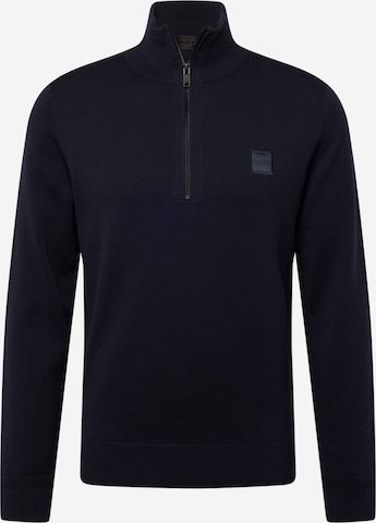 BOSS Orange Sweater 'Kanobix' in Blue: front