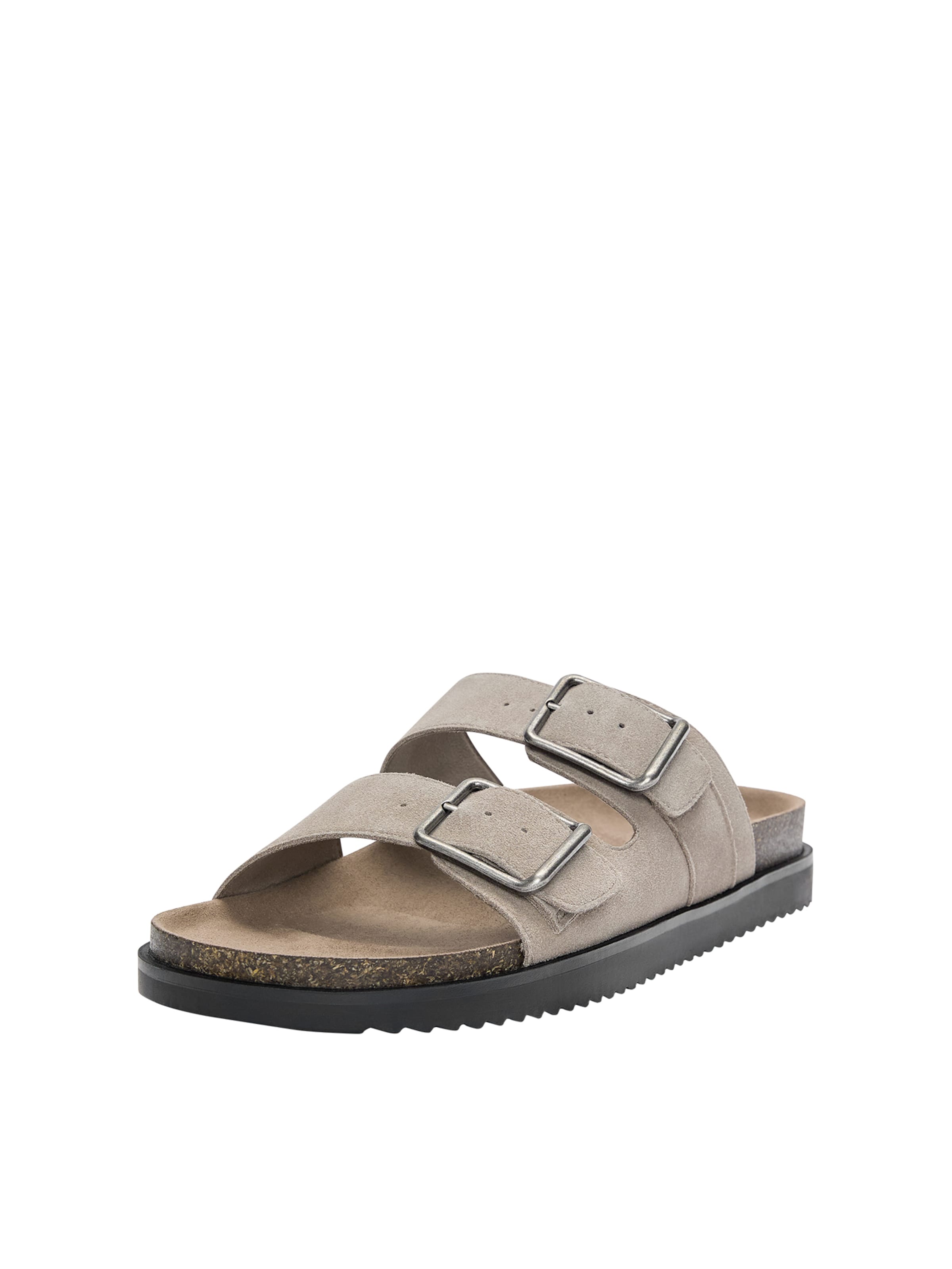 Pull&Bear Mule in Beige: front