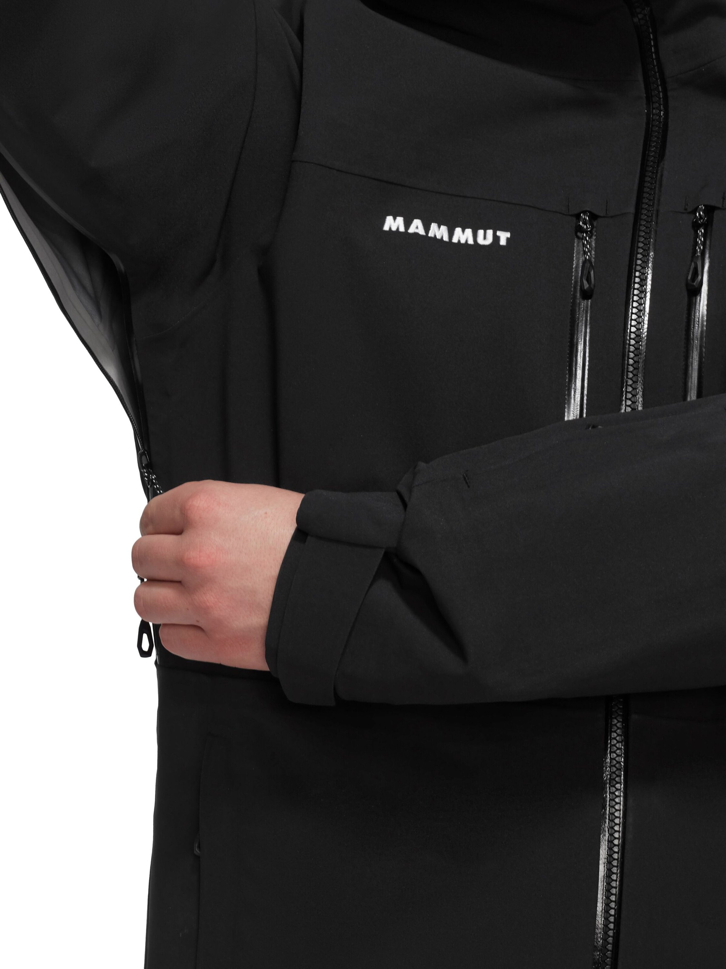 MAMMUT Outdoorjacke ‘Stoney’ in Schwarz