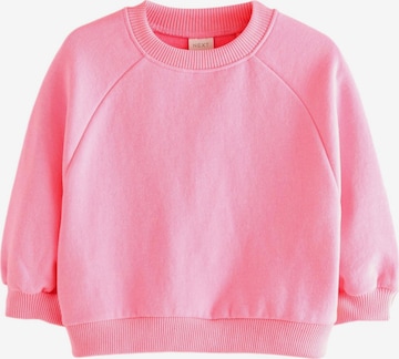 Sweat-shirt Next en rose : devant