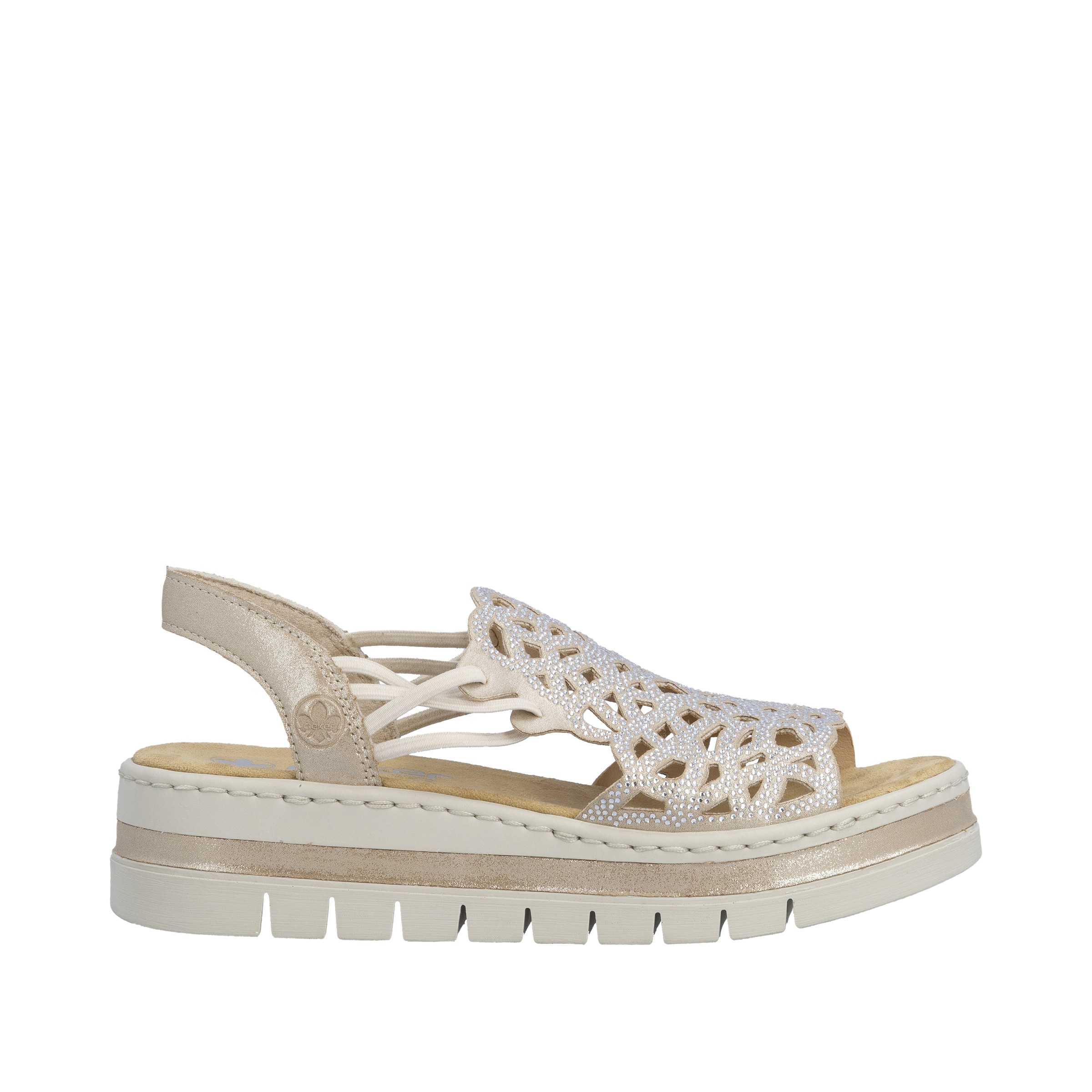 Rieker Sandale in Beige