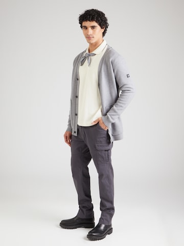INDICODE JEANS Strickjacke 'Squif' in Grau