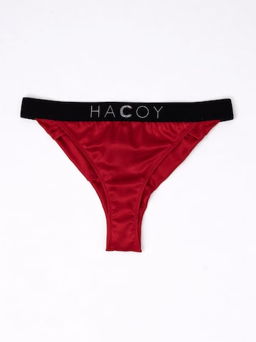 Slip 'Invisible' HACOY en rouge : devant