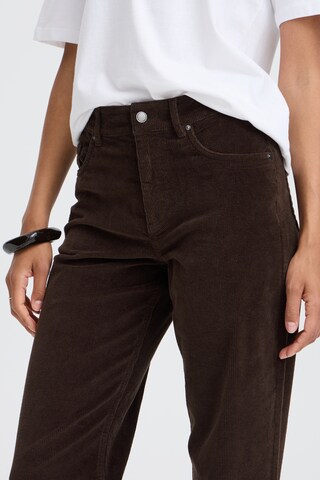 b.young Loosefit Hose 'ASIK' in Braun