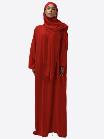 Robe Elara en rouge : devant